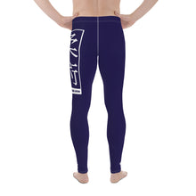 Men's Athletic Workout Leggings For Jiu Jitsu 002 - Midnight Blue Exclusive Jiu-Jitsu Leggings Mens trousers