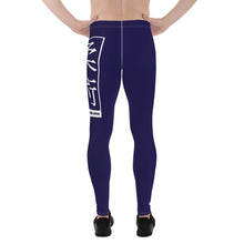 Men's Athletic Workout Leggings For Jiu Jitsu 002 - Midnight Blue Exclusive Jiu-Jitsu Leggings Mens trousers
