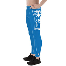 Men's Athletic Workout Leggings For Jiu Jitsu 004 - Azul Exclusive Jiu-Jitsu Leggings Mens trousers