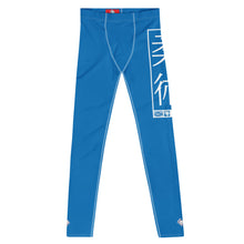 Men's Athletic Workout Leggings For Jiu Jitsu 004 - Azul Exclusive Jiu-Jitsu Leggings Mens trousers
