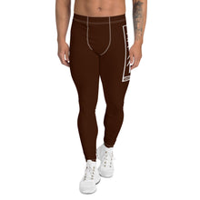 Men's Athletic Workout Leggings For Jiu Jitsu 006 - Chocolate Exclusive Jiu-Jitsu Leggings Mens trousers