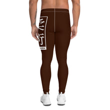 Men's Athletic Workout Leggings For Jiu Jitsu 006 - Chocolate Exclusive Jiu-Jitsu Leggings Mens trousers