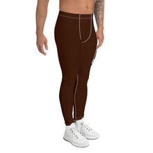 Men's Athletic Workout Leggings For Jiu Jitsu 006 - Chocolate Exclusive Jiu-Jitsu Leggings Mens trousers