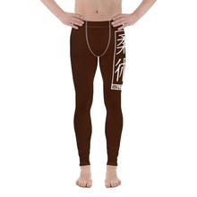 Men's Athletic Workout Leggings For Jiu Jitsu 006 - Chocolate Exclusive Jiu-Jitsu Leggings Mens trousers