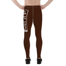 Men's Athletic Workout Leggings For Jiu Jitsu 006 - Chocolate Exclusive Jiu-Jitsu Leggings Mens trousers