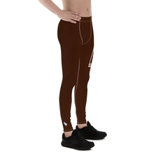 Men's Athletic Workout Leggings For Jiu Jitsu 006 - Chocolate Exclusive Jiu-Jitsu Leggings Mens trousers