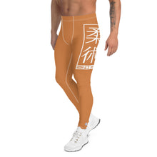 Men's Athletic Workout Leggings For Jiu Jitsu 007 - Raw Sienna Exclusive Jiu-Jitsu Leggings Mens trousers