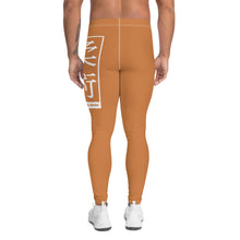 Men's Athletic Workout Leggings For Jiu Jitsu 007 - Raw Sienna Exclusive Jiu-Jitsu Leggings Mens trousers