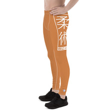 Men's Athletic Workout Leggings For Jiu Jitsu 007 - Raw Sienna Exclusive Jiu-Jitsu Leggings Mens trousers