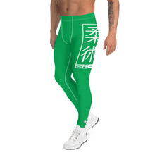 Men's Athletic Workout Leggings For Jiu Jitsu 009 - Jade Exclusive Jiu-Jitsu Leggings Mens trousers
