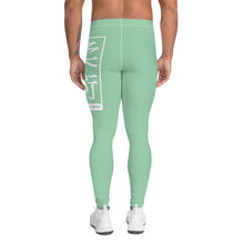 Men's Athletic Workout Leggings For Jiu Jitsu 010 - Vista Blue Exclusive Jiu-Jitsu Leggings Mens trousers
