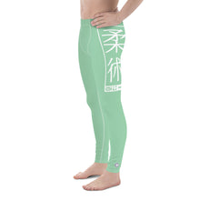 Men's Athletic Workout Leggings For Jiu Jitsu 010 - Vista Blue Exclusive Jiu-Jitsu Leggings Mens trousers