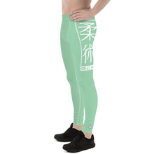 Men's Athletic Workout Leggings For Jiu Jitsu 010 - Vista Blue Exclusive Jiu-Jitsu Leggings Mens trousers