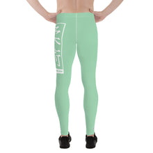 Men's Athletic Workout Leggings For Jiu Jitsu 010 - Vista Blue Exclusive Jiu-Jitsu Leggings Mens trousers