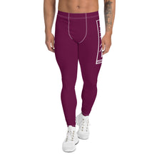 Men's Athletic Workout Leggings For Jiu Jitsu 013 - Tyrian Purple Exclusive Jiu-Jitsu Leggings Mens trousers