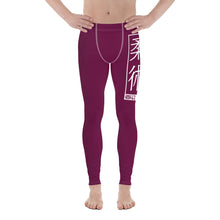 Men's Athletic Workout Leggings For Jiu Jitsu 013 - Tyrian Purple Exclusive Jiu-Jitsu Leggings Mens trousers