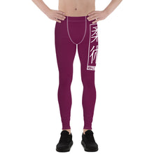 Men's Athletic Workout Leggings For Jiu Jitsu 013 - Tyrian Purple Exclusive Jiu-Jitsu Leggings Mens trousers