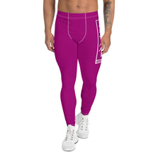 Men's Athletic Workout Leggings For Jiu Jitsu 014 - Vivid Purple Exclusive Jiu-Jitsu Leggings Mens trousers
