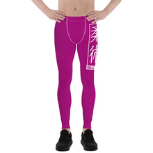 Men's Athletic Workout Leggings For Jiu Jitsu 014 - Vivid Purple Exclusive Jiu-Jitsu Leggings Mens trousers