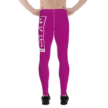 Men's Athletic Workout Leggings For Jiu Jitsu 014 - Vivid Purple Exclusive Jiu-Jitsu Leggings Mens trousers
