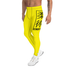 Men's Athletic Workout Leggings For Jiu Jitsu 017 - Golden Sun Exclusive Jiu-Jitsu Leggings Mens trousers
