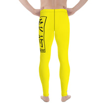 Men's Athletic Workout Leggings For Jiu Jitsu 017 - Golden Sun Exclusive Jiu-Jitsu Leggings Mens trousers