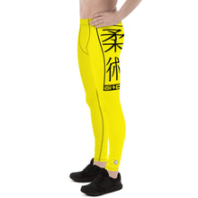 Men's Athletic Workout Leggings For Jiu Jitsu 017 - Golden Sun Exclusive Jiu-Jitsu Leggings Mens trousers