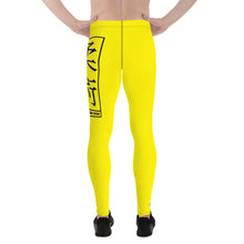 Men's Athletic Workout Leggings For Jiu Jitsu 017 - Golden Sun Exclusive Jiu-Jitsu Leggings Mens trousers