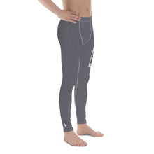Men's Athletic Workout Leggings For Jiu Jitsu 019 - Charcoal Exclusive Jiu-Jitsu Leggings Mens