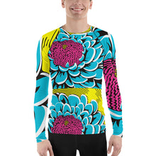 Men's BJJ Long Sleeve Rash Guards: Unique Roy Lichtenstein Dahlia Design for High-Intensity Training 002 BJJ Boxing Dahlia Exclusive Fitness Flower Grappling Jiu-Jitsu Long Sleeve Mens Muay Thai Pop Art Rash Guard Running Striking Swimwear Yoga