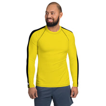 Iconic Tribute: Men's Bruce Lee Game of Death Inspired Rash Guard and Leggings Set Athletic Leggings Bruce Lee Exclusive Kit Leggings Long Sleeve Mens Rash Guard trousers