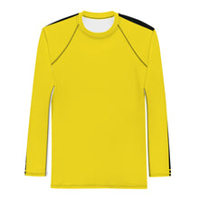 Iconic Tribute: Men's Bruce Lee Game of Death Inspired Rash Guard and Leggings Set Athletic Leggings Bruce Lee Exclusive Kit Leggings Long Sleeve Mens Rash Guard trousers