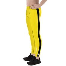 Iconic Tribute: Men's Bruce Lee Game of Death Inspired Rash Guard and Leggings Set Athletic Leggings Bruce Lee Exclusive Kit Leggings Long Sleeve Mens Rash Guard trousers