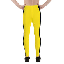 Iconic Tribute: Men's Bruce Lee Game of Death Inspired Rash Guard and Leggings Set Athletic Leggings Bruce Lee Exclusive Kit Leggings Long Sleeve Mens Rash Guard trousers