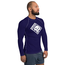 Men's Long Sleeve BJJ Rash Guard for Jiu Jitsu - Soldier Complex 002 Midnight Blue Exclusive Long Sleeve Mens Rash Guard Soldier Complex Solid Color