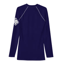 Men's Long Sleeve BJJ Rash Guard for Jiu Jitsu - Soldier Complex 002 Midnight Blue Exclusive Long Sleeve Mens Rash Guard Soldier Complex Solid Color