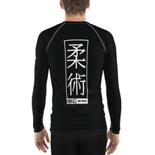 Mens Long Sleeve BJJ Rash Guard - Jiu-Jitsu 008 - Noir BJJ Exclusive Jiu-Jitsu Long Sleeve Mens Rash Guard