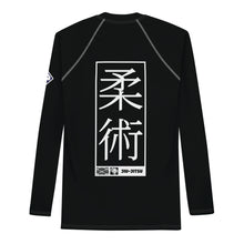 Mens Long Sleeve BJJ Rash Guard - Jiu-Jitsu 008 - Noir BJJ Exclusive Jiu-Jitsu Long Sleeve Mens Rash Guard