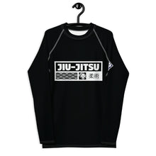 Mens Long Sleeve BJJ Rash Guard - Jiu-Jitsu 008 - Noir BJJ Exclusive Jiu-Jitsu Long Sleeve Mens Rash Guard