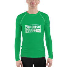 Mens Long Sleeve BJJ Rash Guard - Jiu-Jitsu 010 - Jade BJJ Exclusive Jiu-Jitsu Long Sleeve Mens Rash Guard