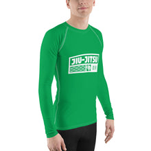 Mens Long Sleeve BJJ Rash Guard - Jiu-Jitsu 010 - Jade BJJ Exclusive Jiu-Jitsu Long Sleeve Mens Rash Guard