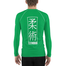Mens Long Sleeve BJJ Rash Guard - Jiu-Jitsu 010 - Jade BJJ Exclusive Jiu-Jitsu Long Sleeve Mens Rash Guard