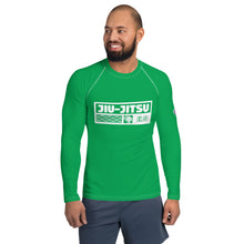 Mens Long Sleeve BJJ Rash Guard - Jiu-Jitsu 010 - Jade BJJ Exclusive Jiu-Jitsu Long Sleeve Mens Rash Guard