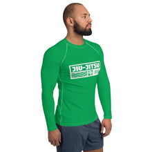 Mens Long Sleeve BJJ Rash Guard - Jiu-Jitsu 010 - Jade BJJ Exclusive Jiu-Jitsu Long Sleeve Mens Rash Guard