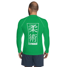 Mens Long Sleeve BJJ Rash Guard - Jiu-Jitsu 010 - Jade BJJ Exclusive Jiu-Jitsu Long Sleeve Mens Rash Guard