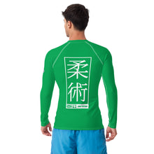 Mens Long Sleeve BJJ Rash Guard - Jiu-Jitsu 010 - Jade BJJ Exclusive Jiu-Jitsu Long Sleeve Mens Rash Guard