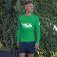 Mens Long Sleeve BJJ Rash Guard - Jiu-Jitsu 010 - Jade BJJ Exclusive Jiu-Jitsu Long Sleeve Mens Rash Guard