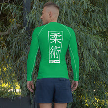 Mens Long Sleeve BJJ Rash Guard - Jiu-Jitsu 010 - Jade BJJ Exclusive Jiu-Jitsu Long Sleeve Mens Rash Guard