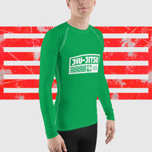 Mens Long Sleeve BJJ Rash Guard - Jiu-Jitsu 010 - Jade BJJ Exclusive Jiu-Jitsu Long Sleeve Mens Rash Guard