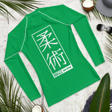 Mens Long Sleeve BJJ Rash Guard - Jiu-Jitsu 010 - Jade BJJ Exclusive Jiu-Jitsu Long Sleeve Mens Rash Guard